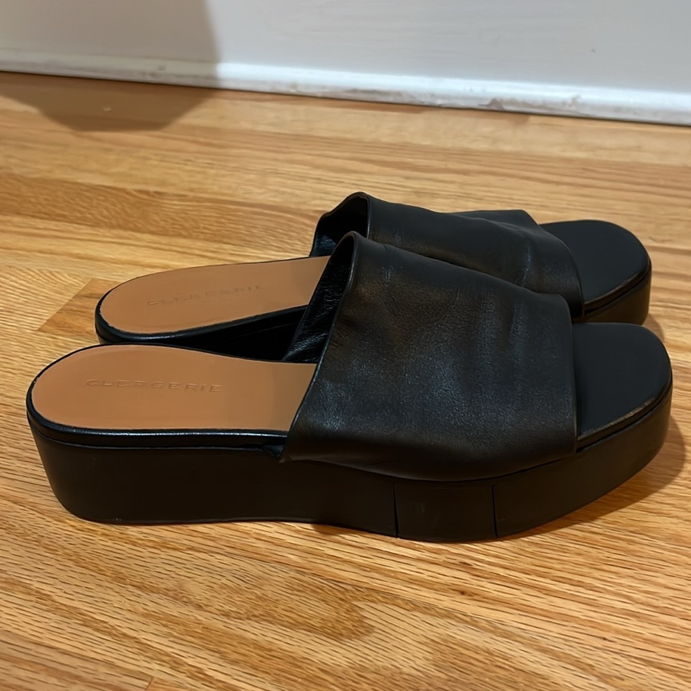 Clergerie Paris shoes, size 40 women’s leather slides - Picture 3 of 8
